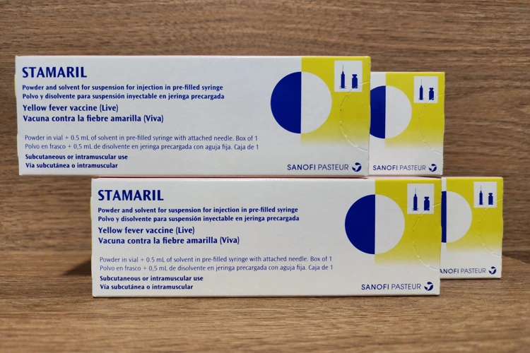 Yellow Fever vaccine (Stamaril by Sanofi) used at our designated Yellow Fever vaccination centre in Singapore